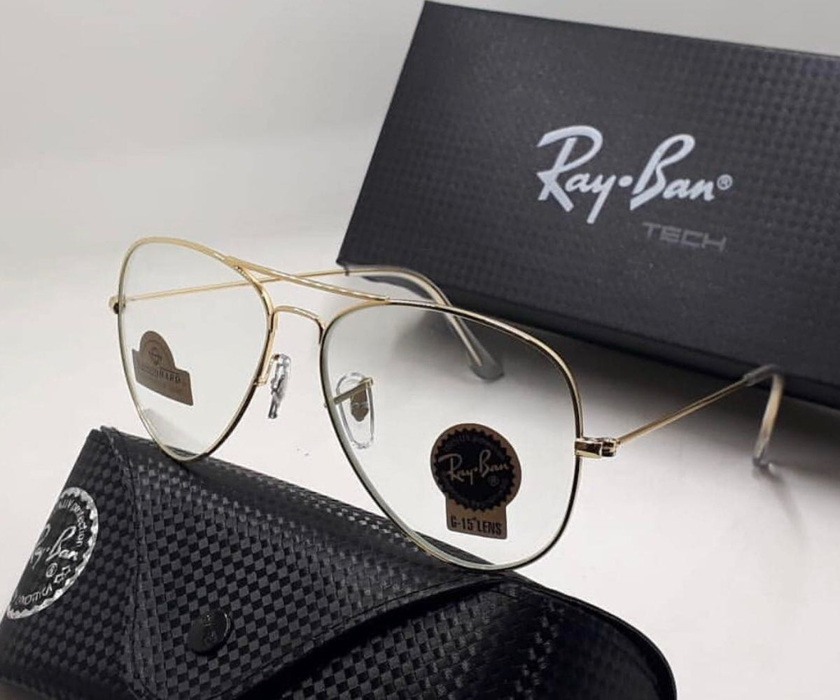 New Arrival Clear & Gold 3026 Wayfarer Sunglass For Unisex