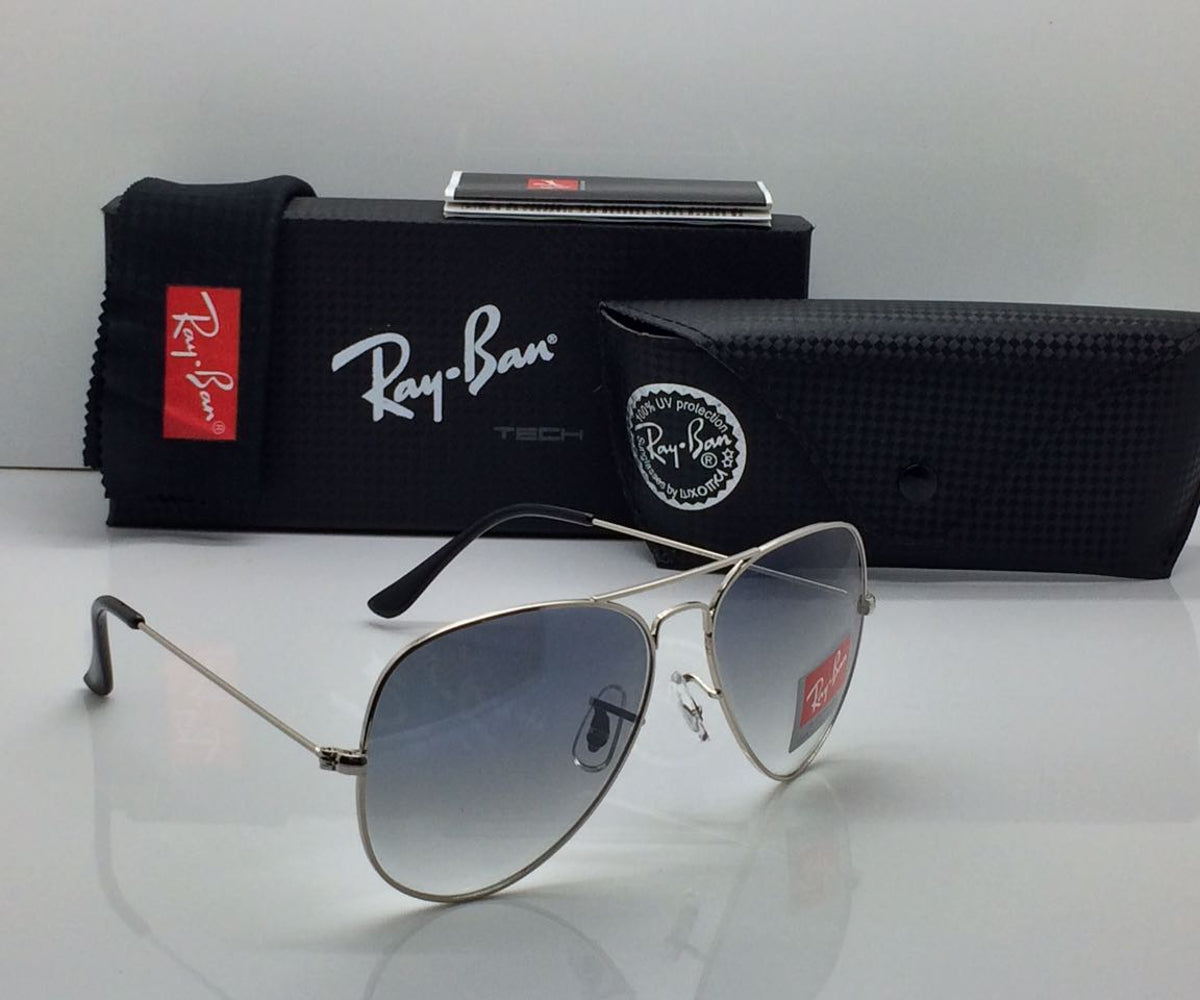 New Arrival Blue Shade & Silver 3026 Wayfarer Sunglass For Unisex