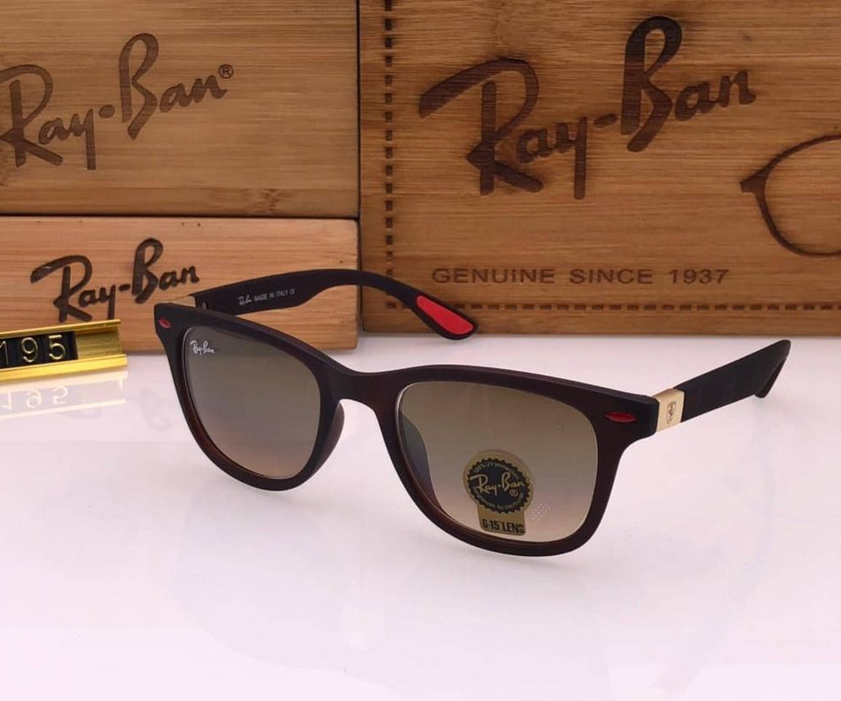 New Stylish Brown & Black 4195 Square Sunglass For Unisex