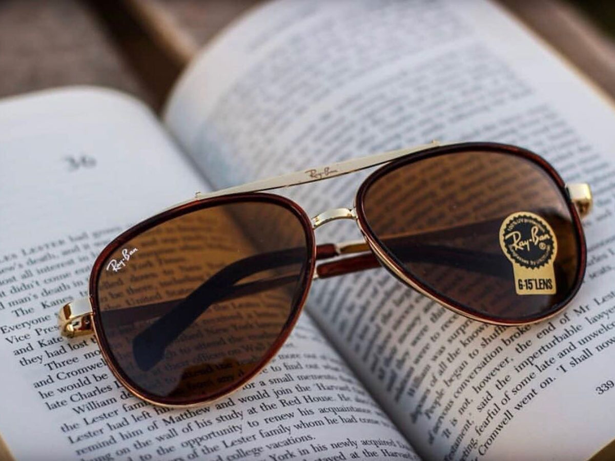 New Stylish Brown & Gold 4414 Causal Latest Sunglass For Unisex.