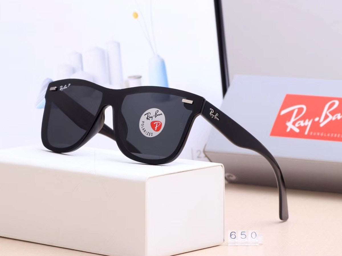 New Stylish Black & Black 650 Wayfarer Sunglass For Unisex