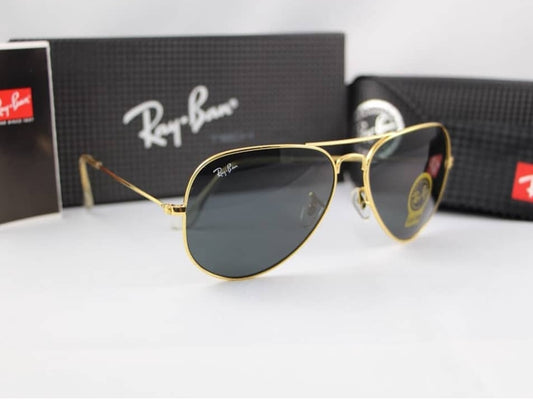 New Stylish Black & Gold 3026 Wayfarer Sunglass For Unisex