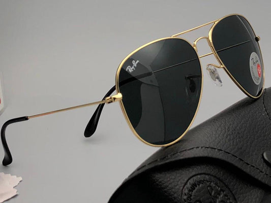 New Stylish Black & Gold 3026 Wayfarer Sunglass For Unisex