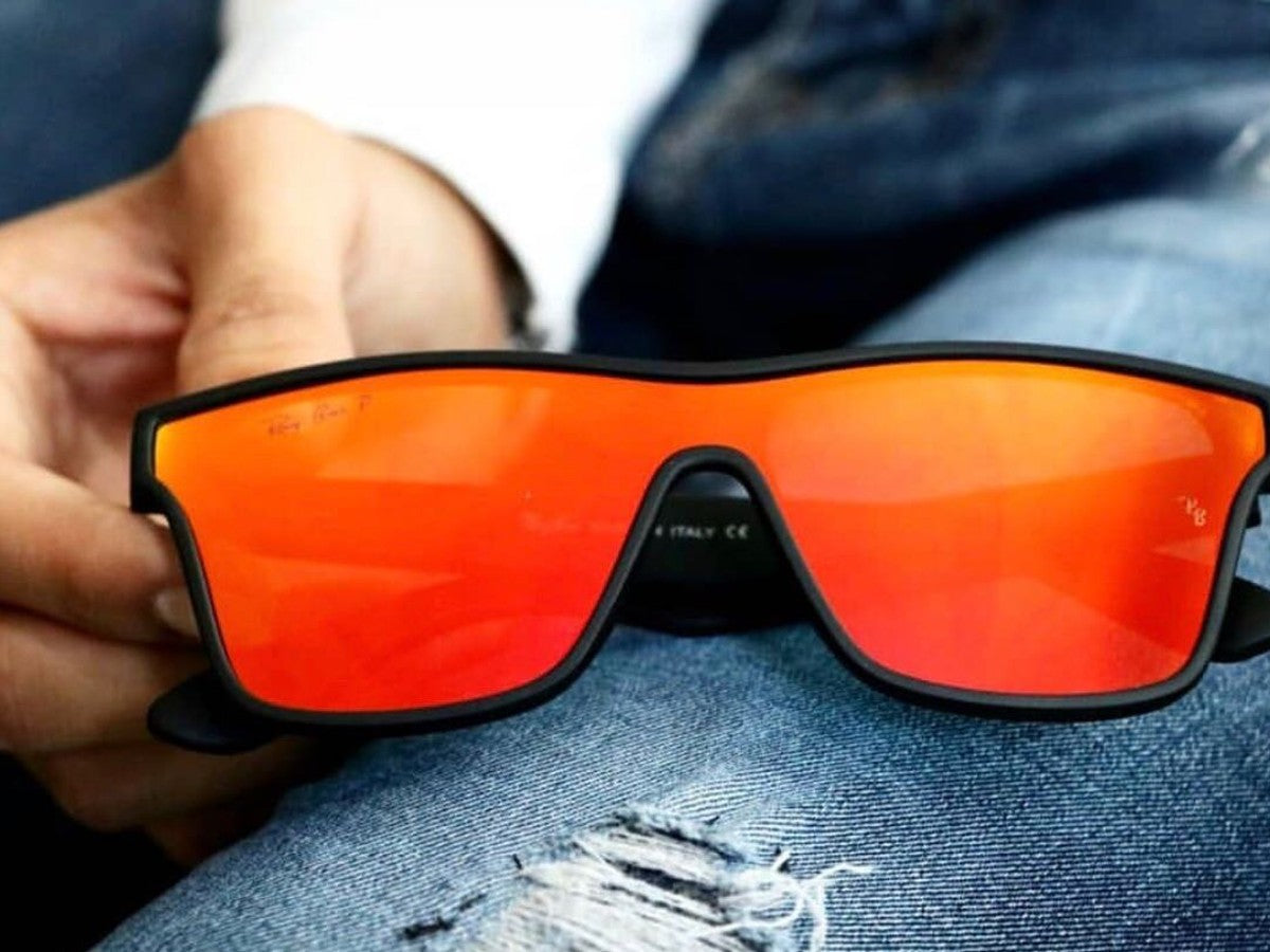 New Stylish Orange& Black 650 Wayfarer Sunglass For Unisex