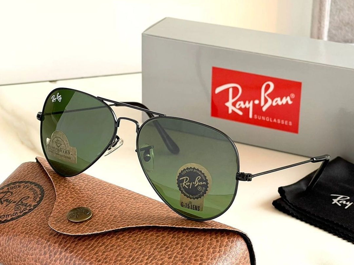 New Stylish Green & Black 3026 Wayfarer Sunglass For Unisex