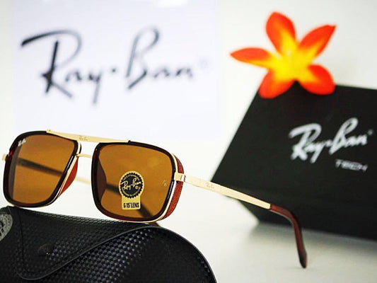 New Stylish Arrival Brown & Gold 4413 Sunglasses For Men and Women.