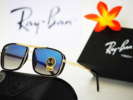 New Stylish Arrival Blue Shade& Gold 4413 Sunglasses For Men and Women.