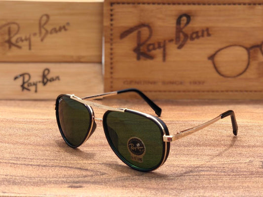 New Design Festival Special Green & Gold 4414 Sunglass For Men.